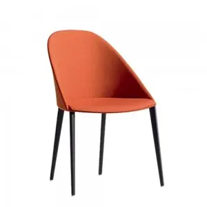 Silla Cila tapizada madera Arper