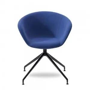 Silla Duna 02 tapizada giratoria Arper