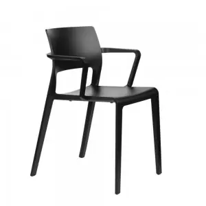 Silla Juno 02 polipropileno brazos Arper