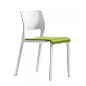 Silla Juno 02 polipropileno cojín Arper