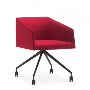 Sillón Saari ruedas Arper