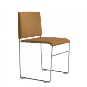 Silla Stacy tapizada Arper