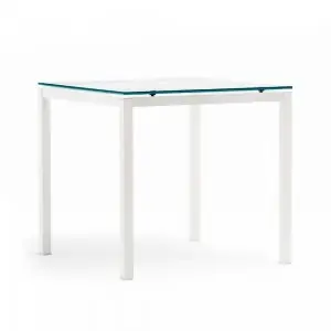 Mesa Kuadro Cristal Pedrali