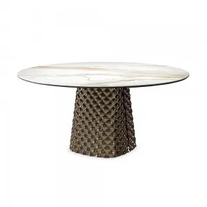 Mesa Atrium Keramik Round Cattelan Italia