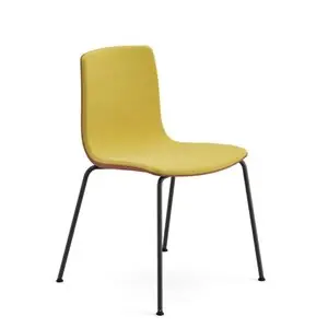 Silla Aava 02 polipropileno tapizada patas Arper