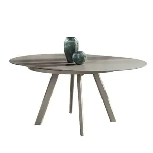 Mesa Brooklyn Redonda Extensible Cristal Ingenia