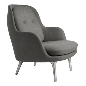 Sillón Fri patas aluminio Fritz Hansen