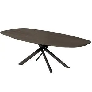 Mesa 4x4 fija ovalada Ozzio Design