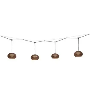 Lámpara suspensión Garota Catenary S/27/4L Bover