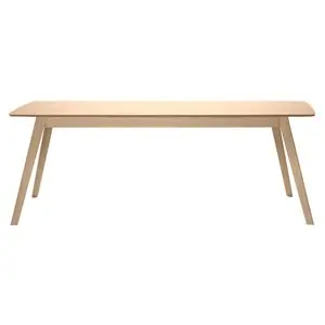 Mesa Aise oval fija madera Treku