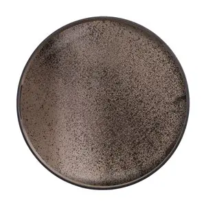 Bandeja Aged Bronze Round Ethnicraft
