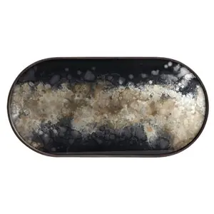 Bandeja Organic Black Oblong Ethnicraft