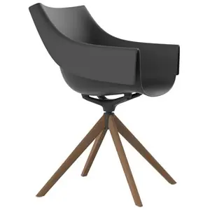 Sillón Manta giratorio madera Vondom