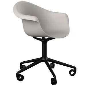 Sillón Incasso giratorio con ruedas Vondom