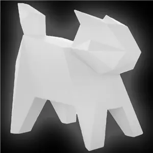 Escultura Origami Neko & Koneko Light Vondom