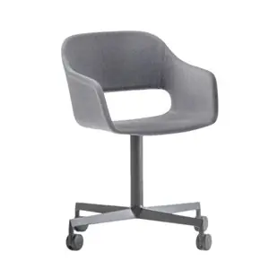 Sillón Babila con ruedas tapizado Pedrali