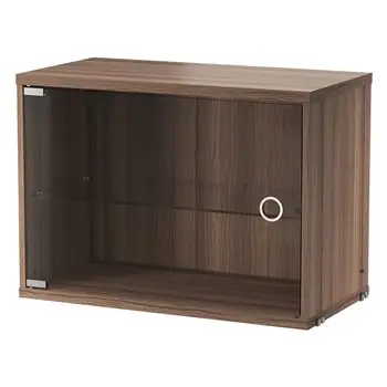 Vitrina con puerta batiente de cristal String Furniture