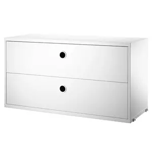 Cabinet con dos cajones String Furniture