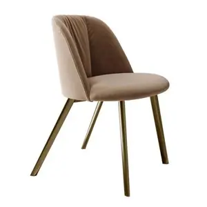 Silla Agatha acero Bontempi