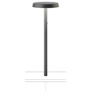Lámpara sobremesa Flat Bolt-down Vibia