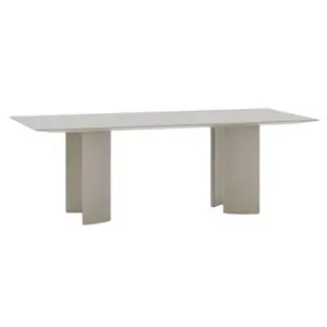 Mesa rectangular Naca aluminio moteado Fast