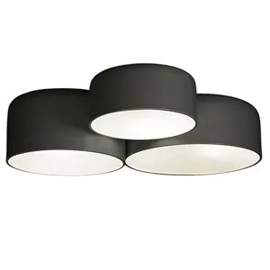 Plafón Pot triple FM iluminación