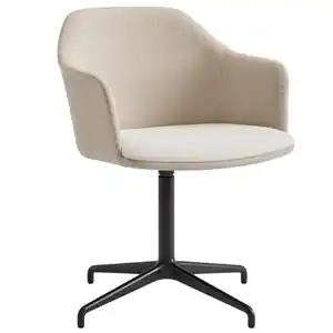 Sillón Rely giratorio tapizado doble &Tradition